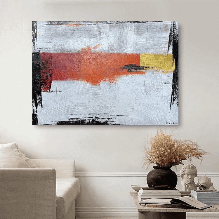 Schilderij - Respond 120x80 (Olieverf)