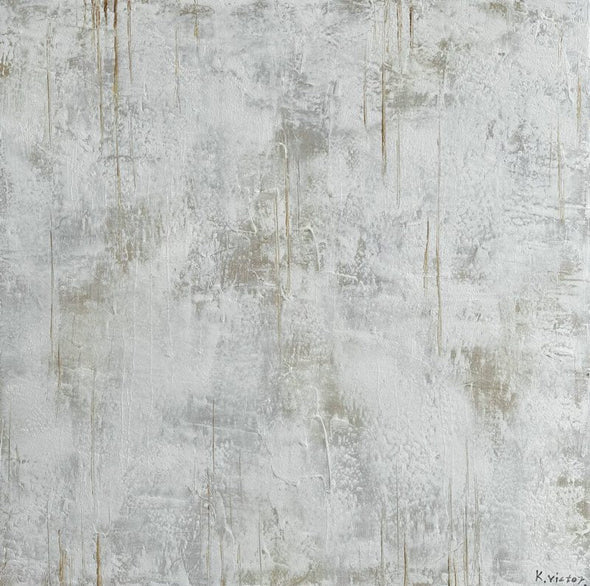 Schilderij - Scratches 120x120 (Olieverf)