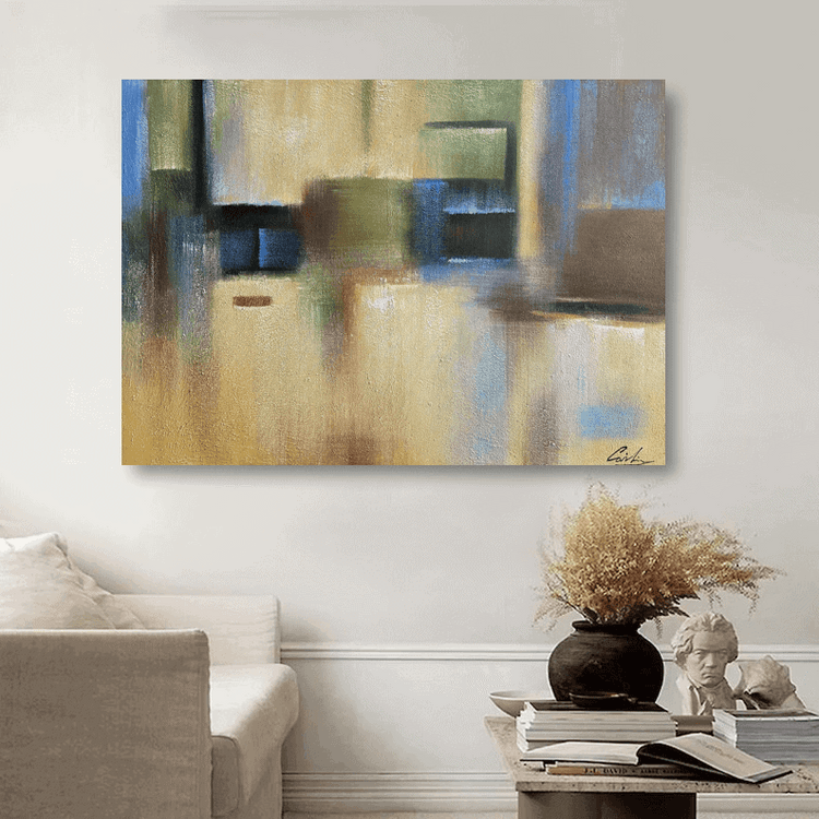 Schilderij - Greenacolada 120x80 (Olieverf)