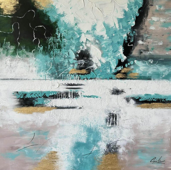 Schilderij - Irresistible 120x120 (Olieverf)