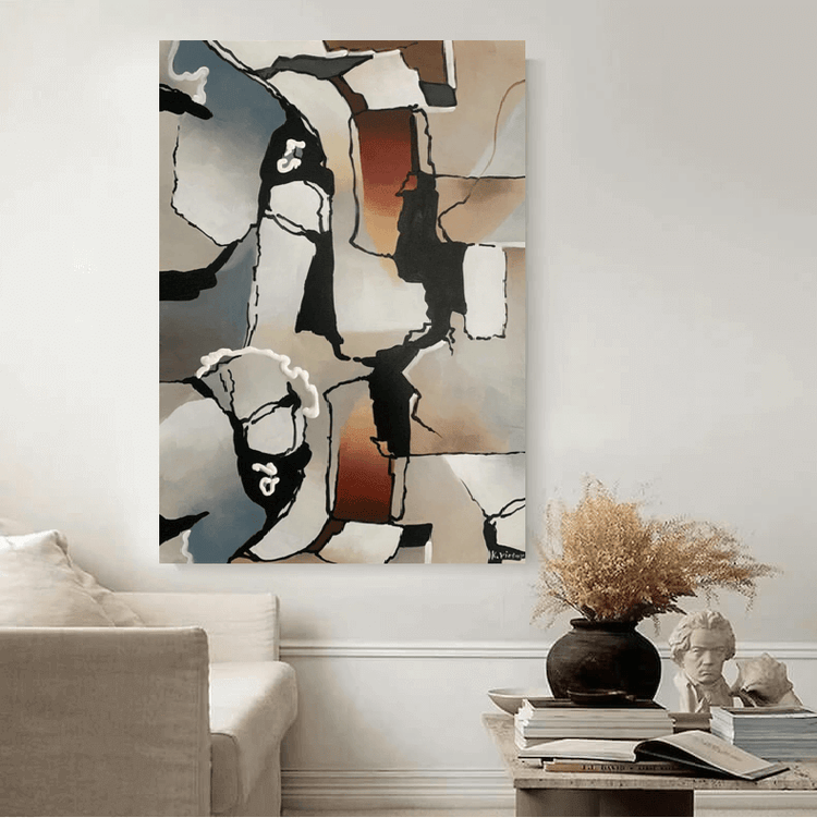 Schilderij - Trisum 120x80 (Olieverf)