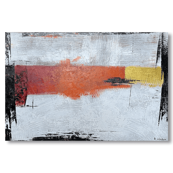 Schilderij - Respond 120x80 (Olieverf)