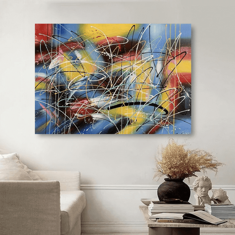 Schilderij - Fantasy 120x80 (Olieverf)