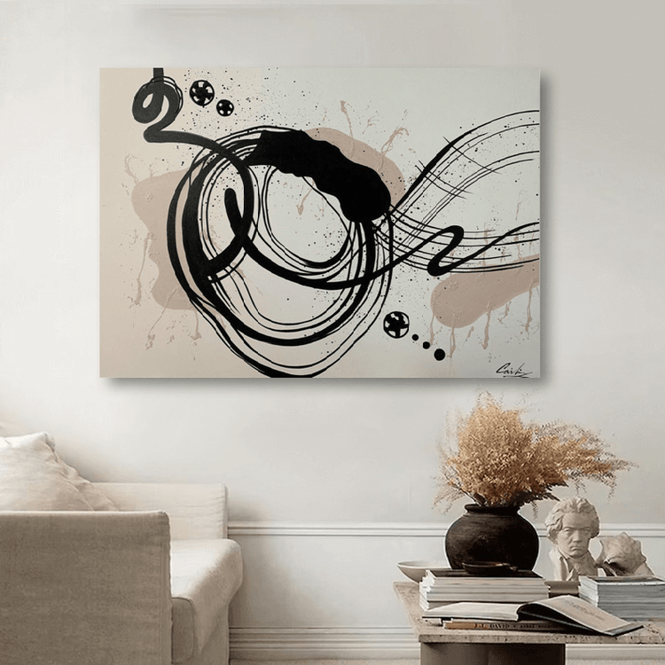 Schilderij - Roundabout 120x80 (Olieverf)