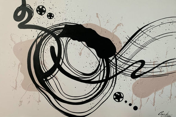 Schilderij - Roundabout 120x80 (Olieverf)