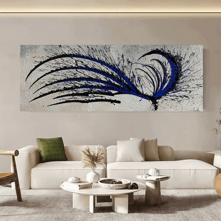 Schilderij - Claws 160x60 (Olieverf)