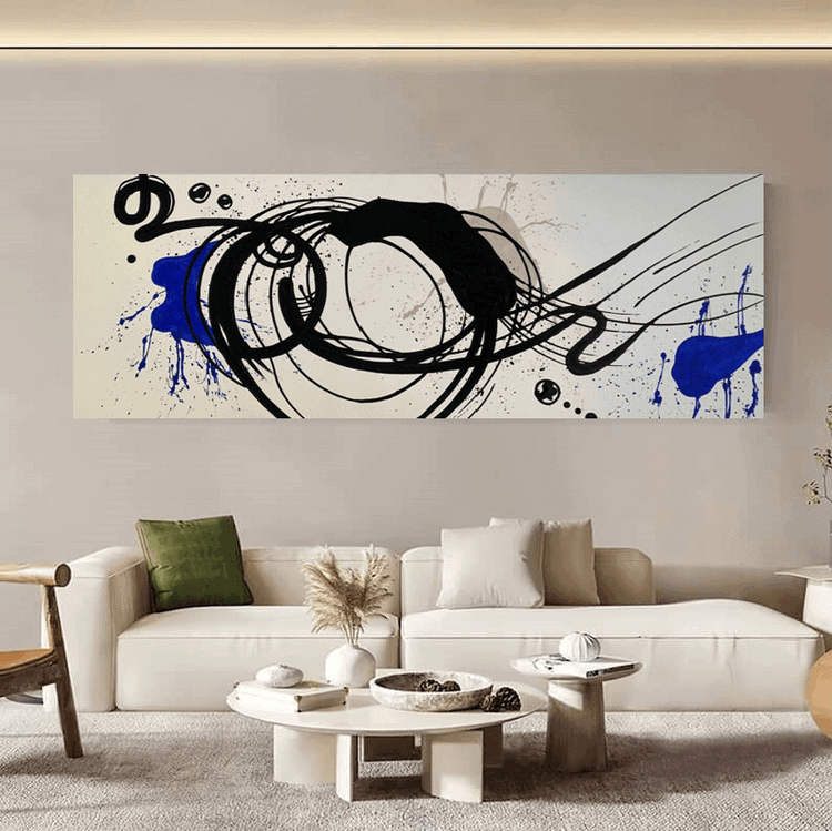 Schilderij - Rings 160x60 (Olieverf)