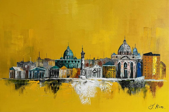 Schilderij - Rome 120x80 (Olieverf)