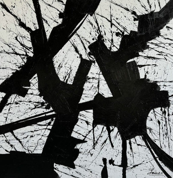 Schilderij - Intel 120x120 (Olieverf)