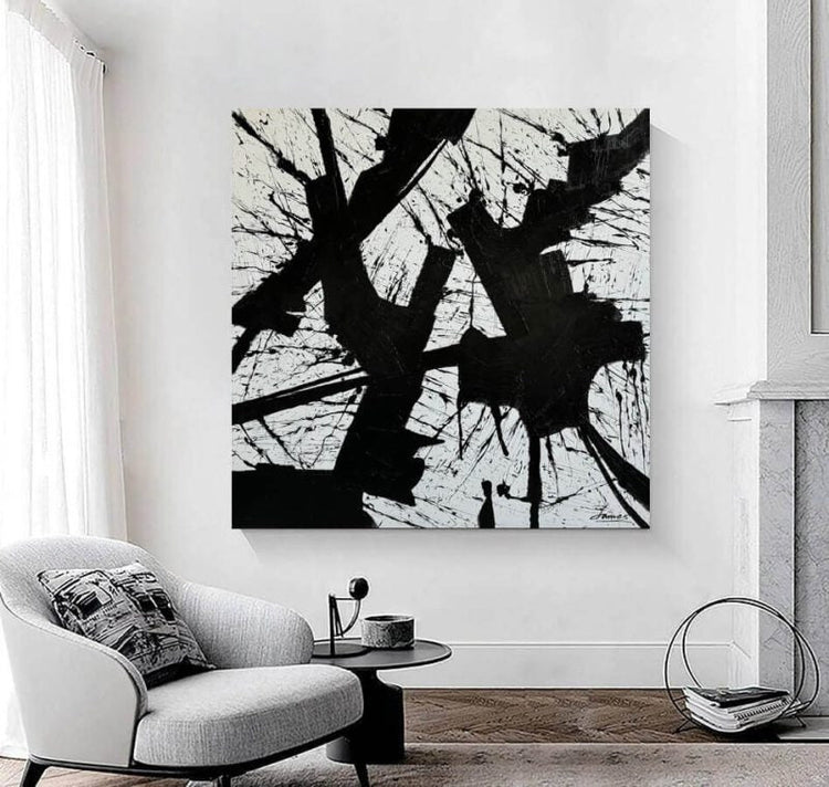 Schilderij - Intel 120x120 (Olieverf)