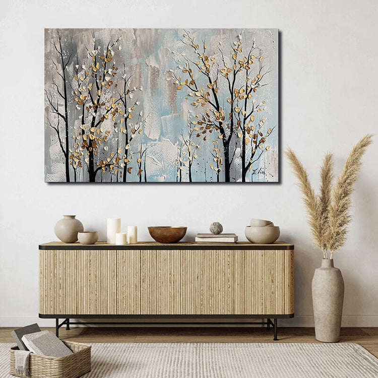 Schilderij - Winter is Coming 120x80 (Olieverf)