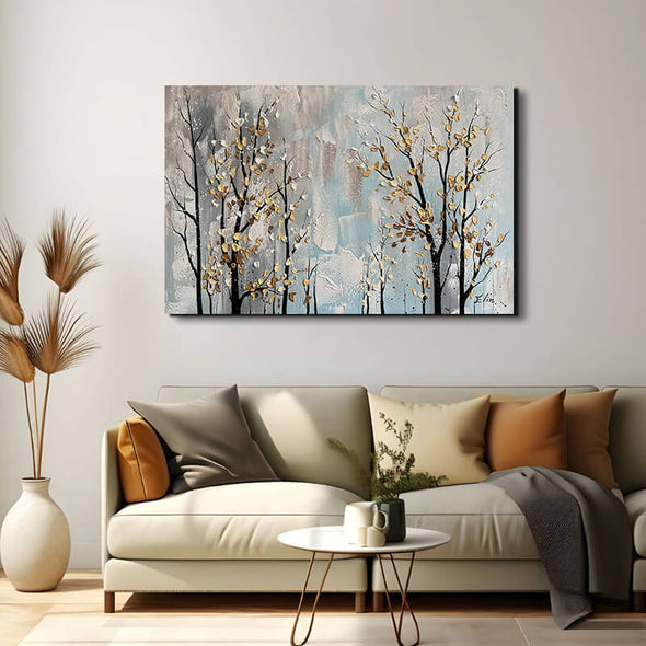 Schilderij - Winter is Coming 120x80 (Olieverf)