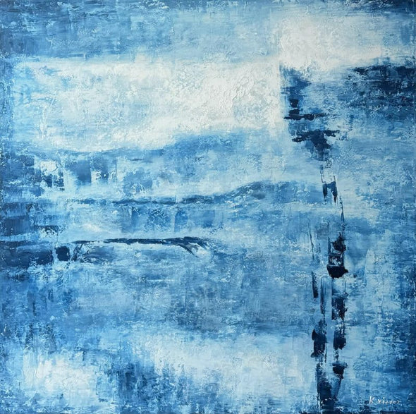 Schilderij - Blue Dreams