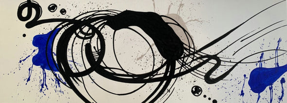Schilderij - Rings 160x60 (Olieverf)