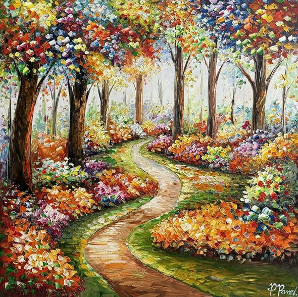 Schilderij - A Route