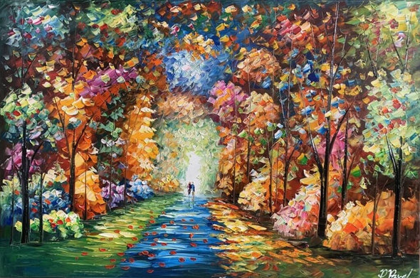 Schilderij - Fairytale 120x80 (Olieverf)