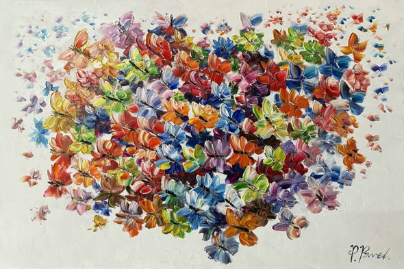 Schilderij - Spectrum 120x80 (Olieverf)