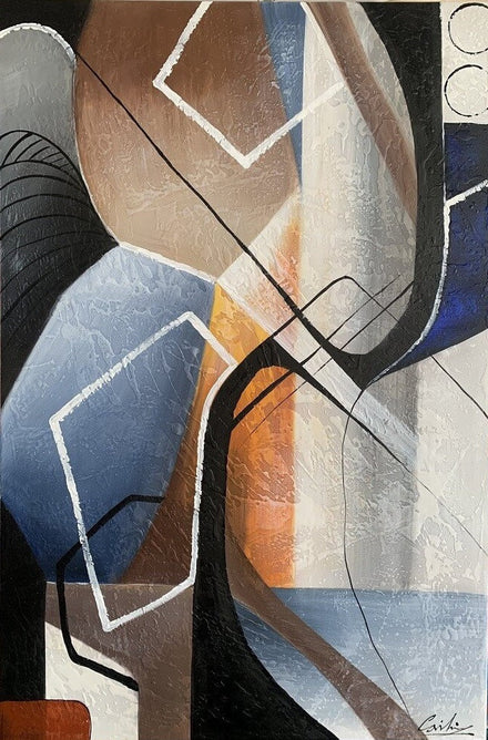 Schilderij - Vision 120x80 (Olieverf)