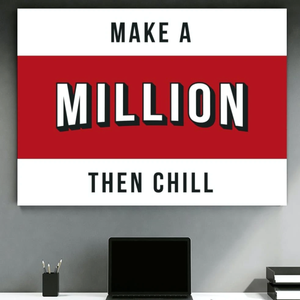 Schilderij Mill then Chill (Canvas)