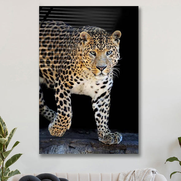 Schilderij Luipaard II (Dibond /  Plexiglas)