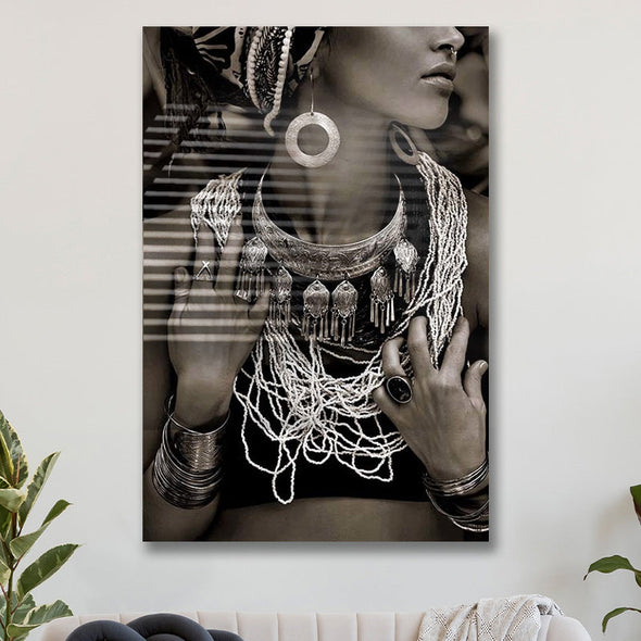Schilderij Luxe hals (Dibond /  Plexiglas)