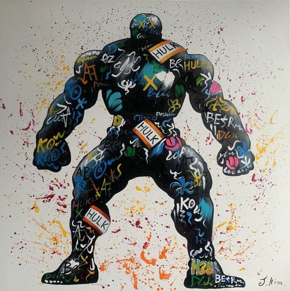 Schilderij - Big Man