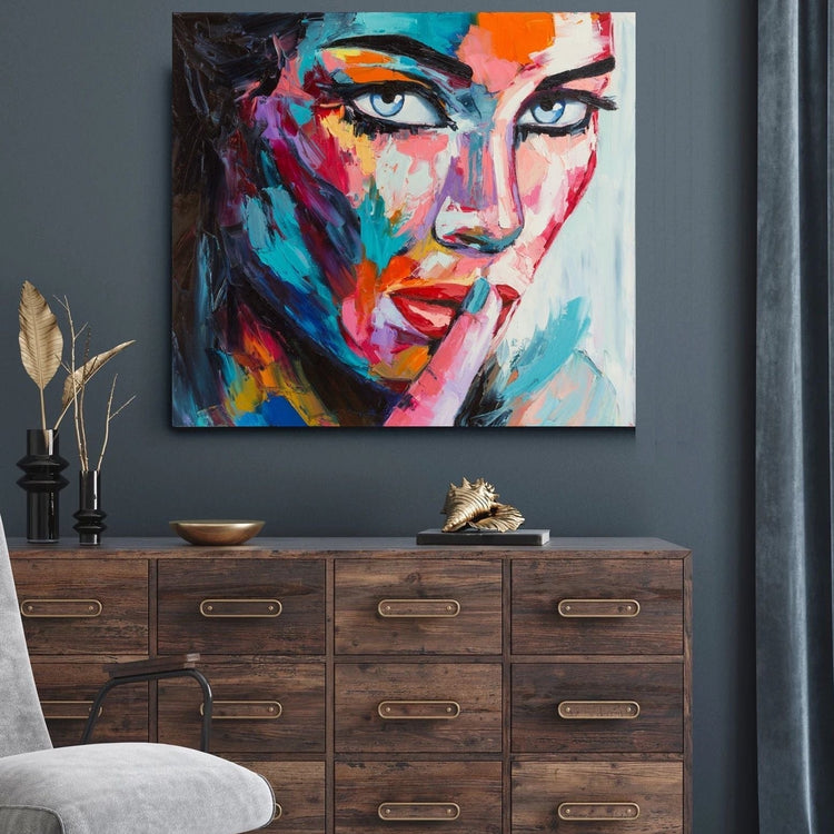 Schilderij Shhh (Canvas)