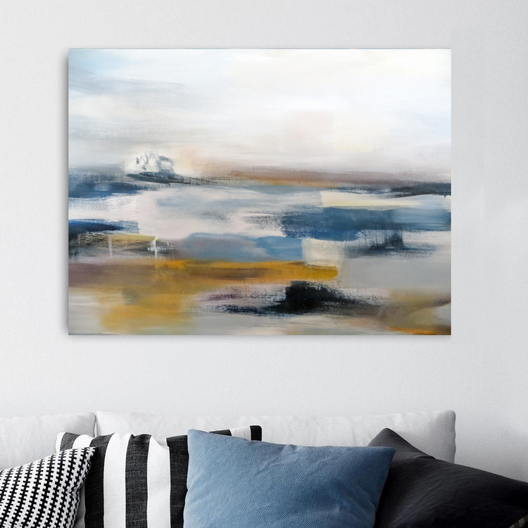 Mist Over The Water Canvas schilderij