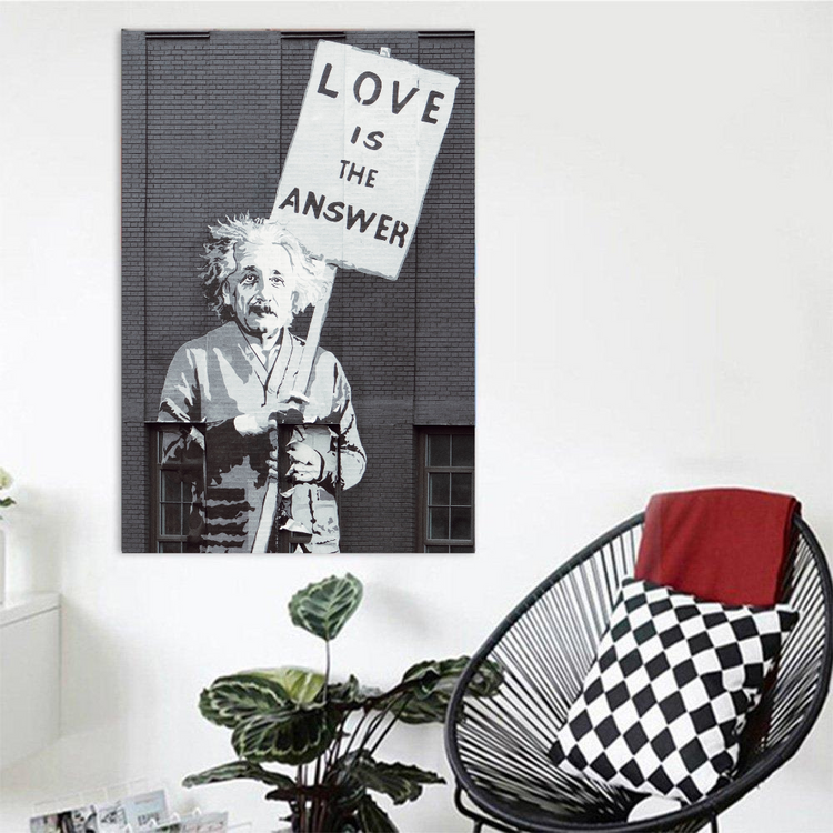 Love Is The Answer Canvas schilderij