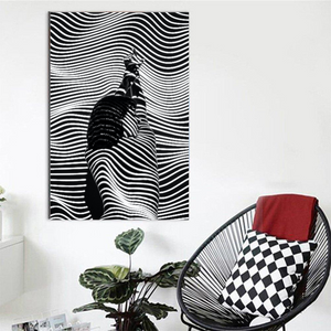 Halen Monochrome Canvas schilderij