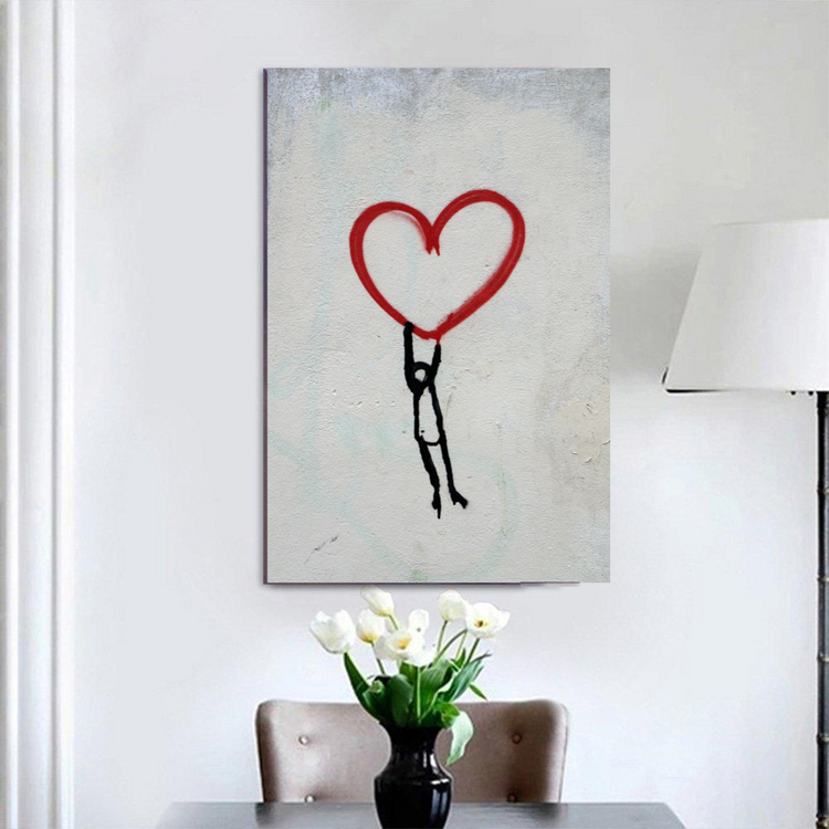 Hang On To Love Canvas schilderij