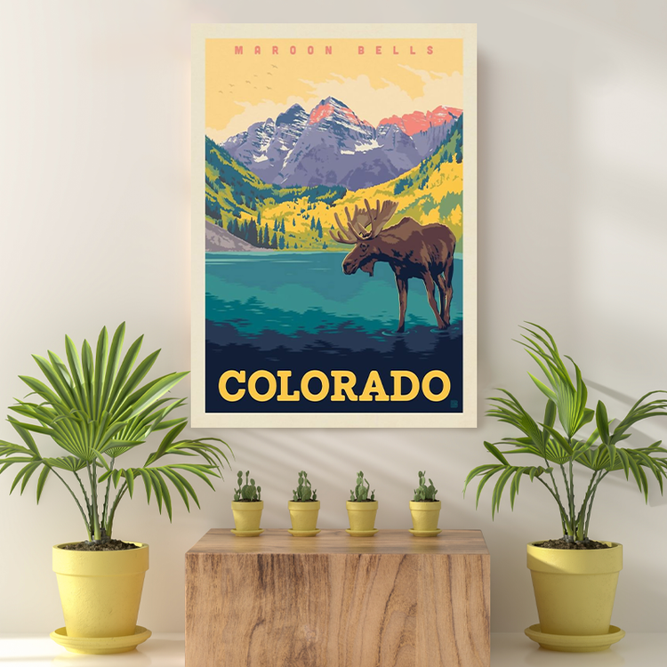 Vintage Reis Bestemming Colorado