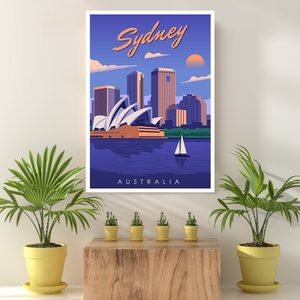Vintage Reis Bestemming Sydney IV