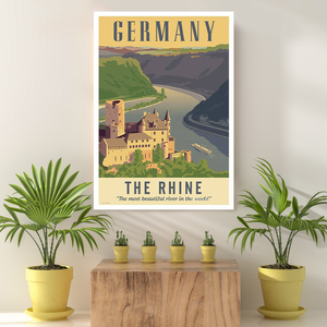 Vintage Reis Bestemming Germany