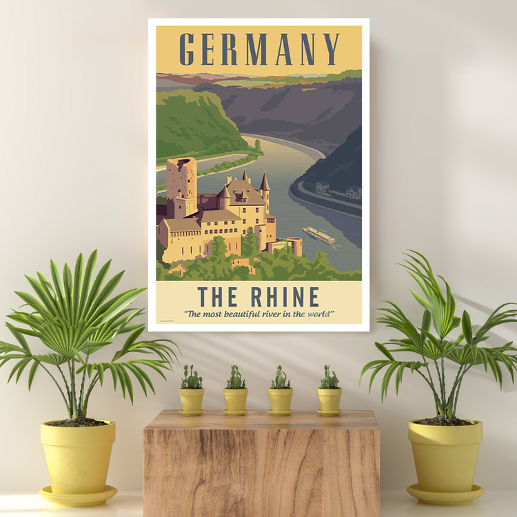Vintage Reis Bestemming Germany