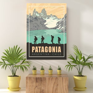 Vintage Reis Bestemming Patagonia