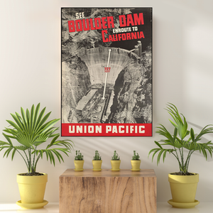 Vintage Reis Bestemming Union Pacific