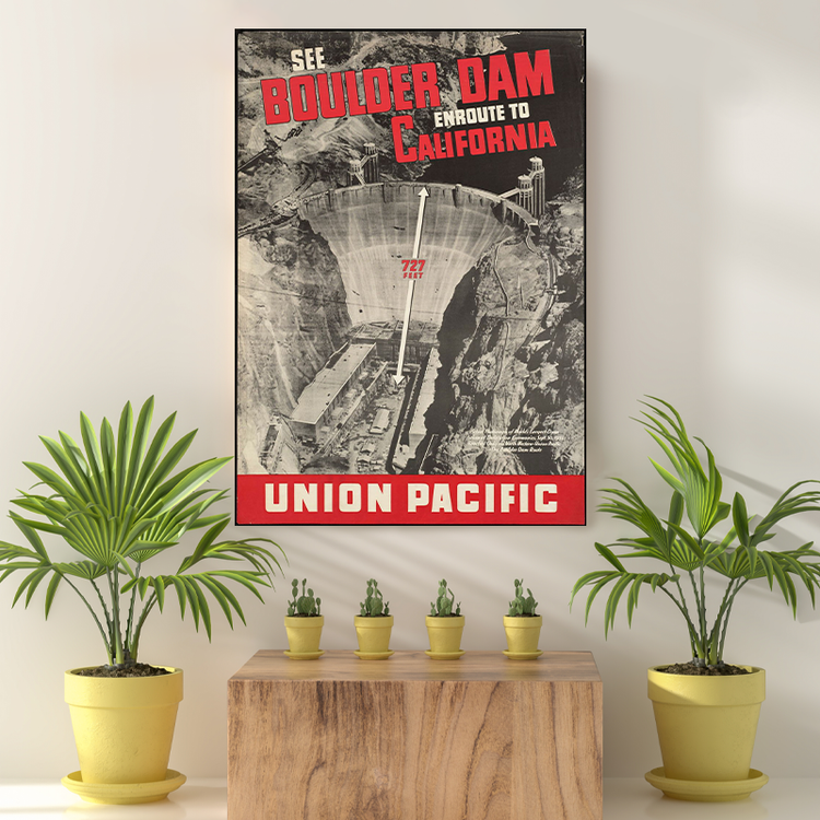Vintage Reis Bestemming Union Pacific