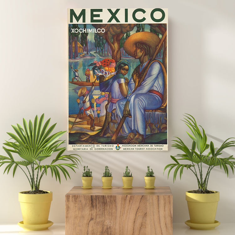 Vintage Reis Bestemming Mexico III