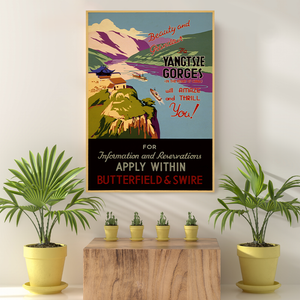 Vintage Reis bestemming Butterfield & Swire