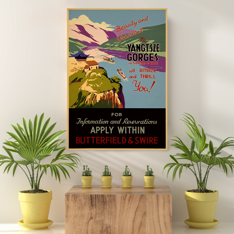 Vintage Reis bestemming Butterfield & Swire