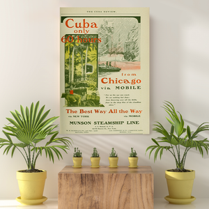 Vintage Reis bestemming Cuba