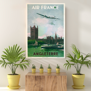 Vintage Reis bestemming Air France