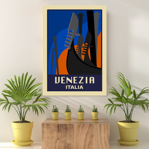 Vintage Reis bestemming Venizia