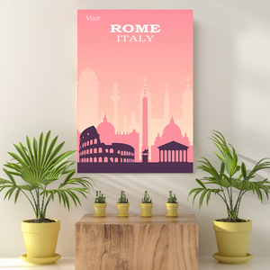 Vintage Reis bestemming Rome III