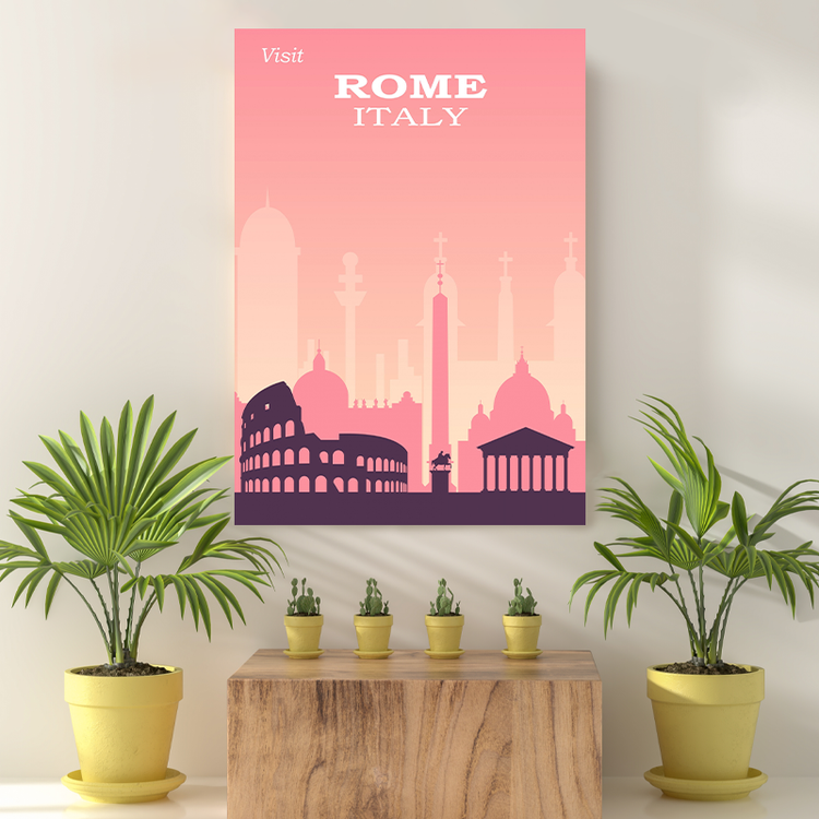 Vintage Reis bestemming Rome III