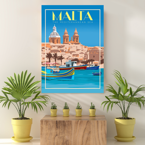 Vintage Reis bestemming Malta