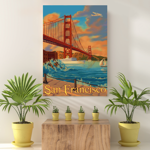 Vintage Reis Bestemming San Fransisco III