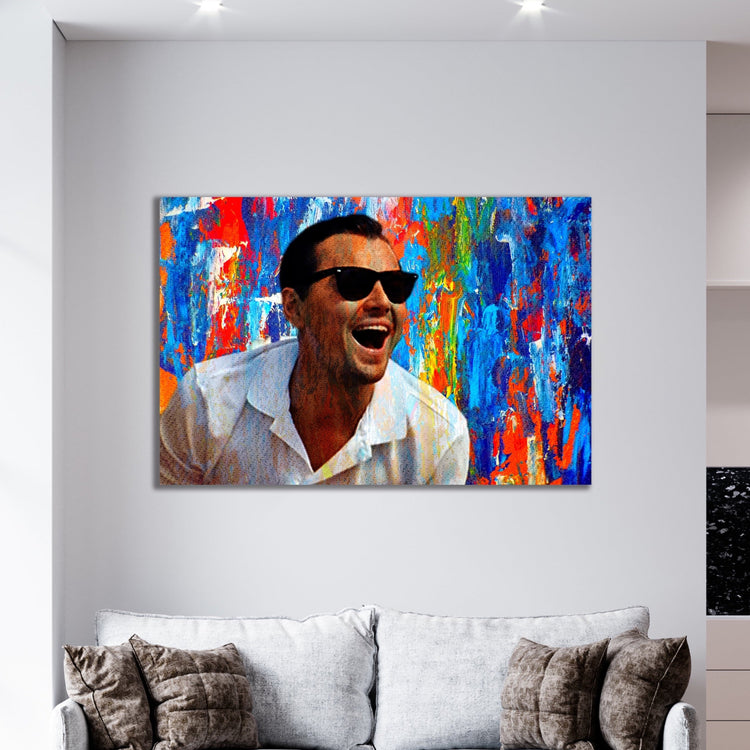 Wolf of Wall Street Canvas schilderij