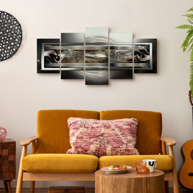 Schilderij - Dance of the planets (Canvas)